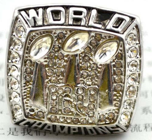 NFL New York Giants World Champions Silver Ring_2